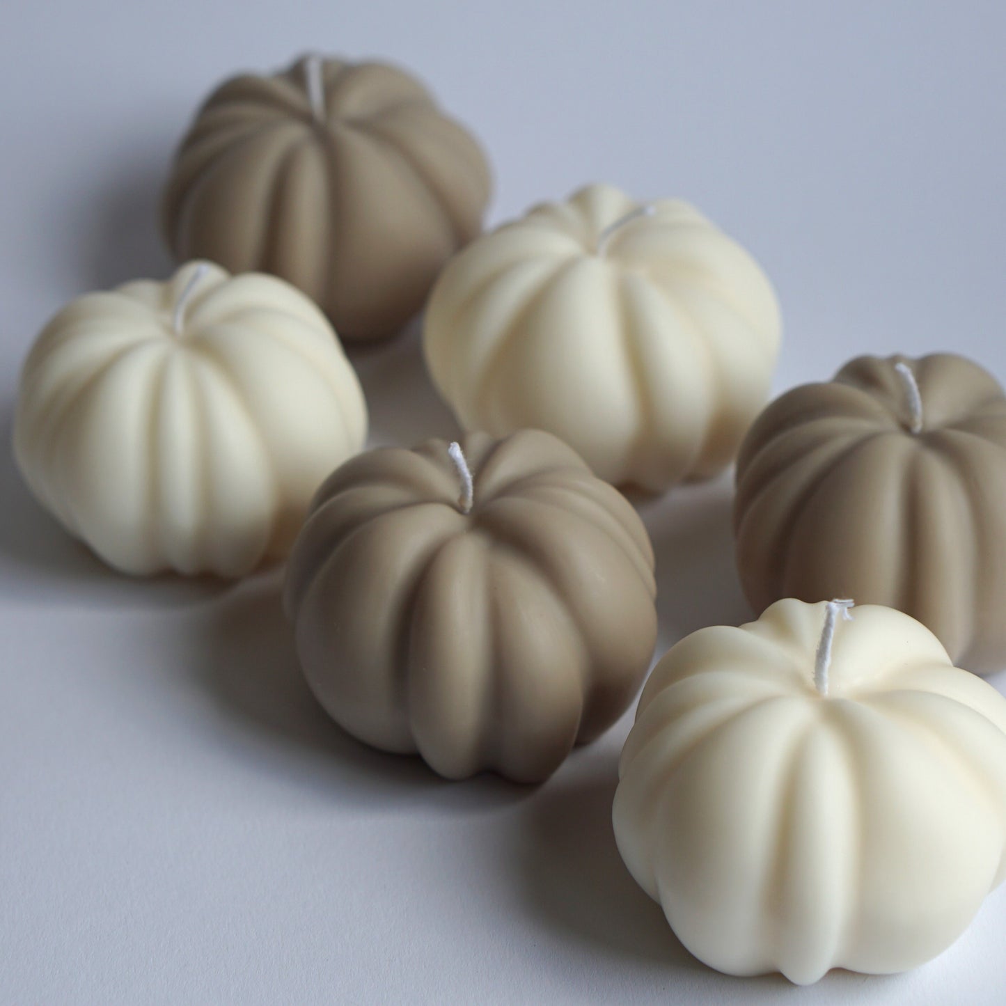 Mittelgroße Kürbis Kerze