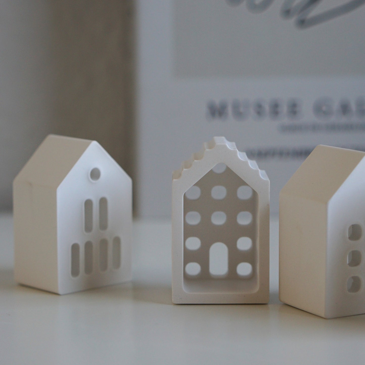 Mini Häuschen 4er-Set