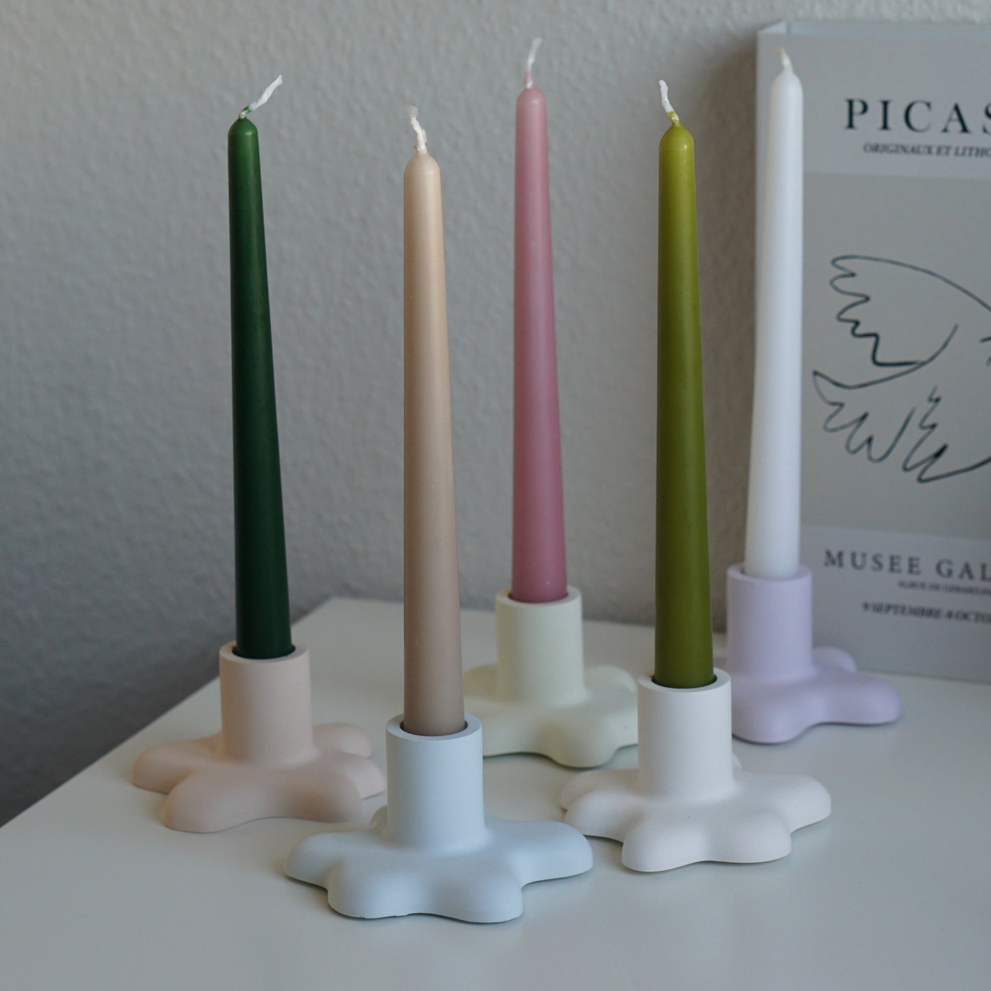 Stabkerzenhalter Klecks