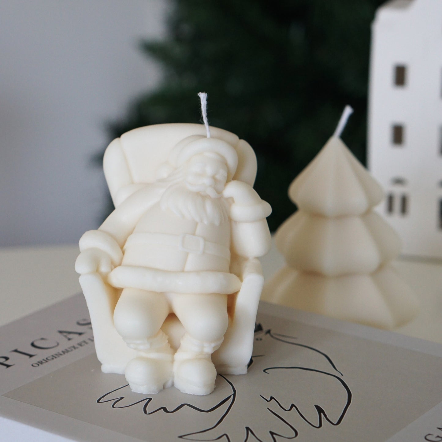 Weihnachtsmann Kerze