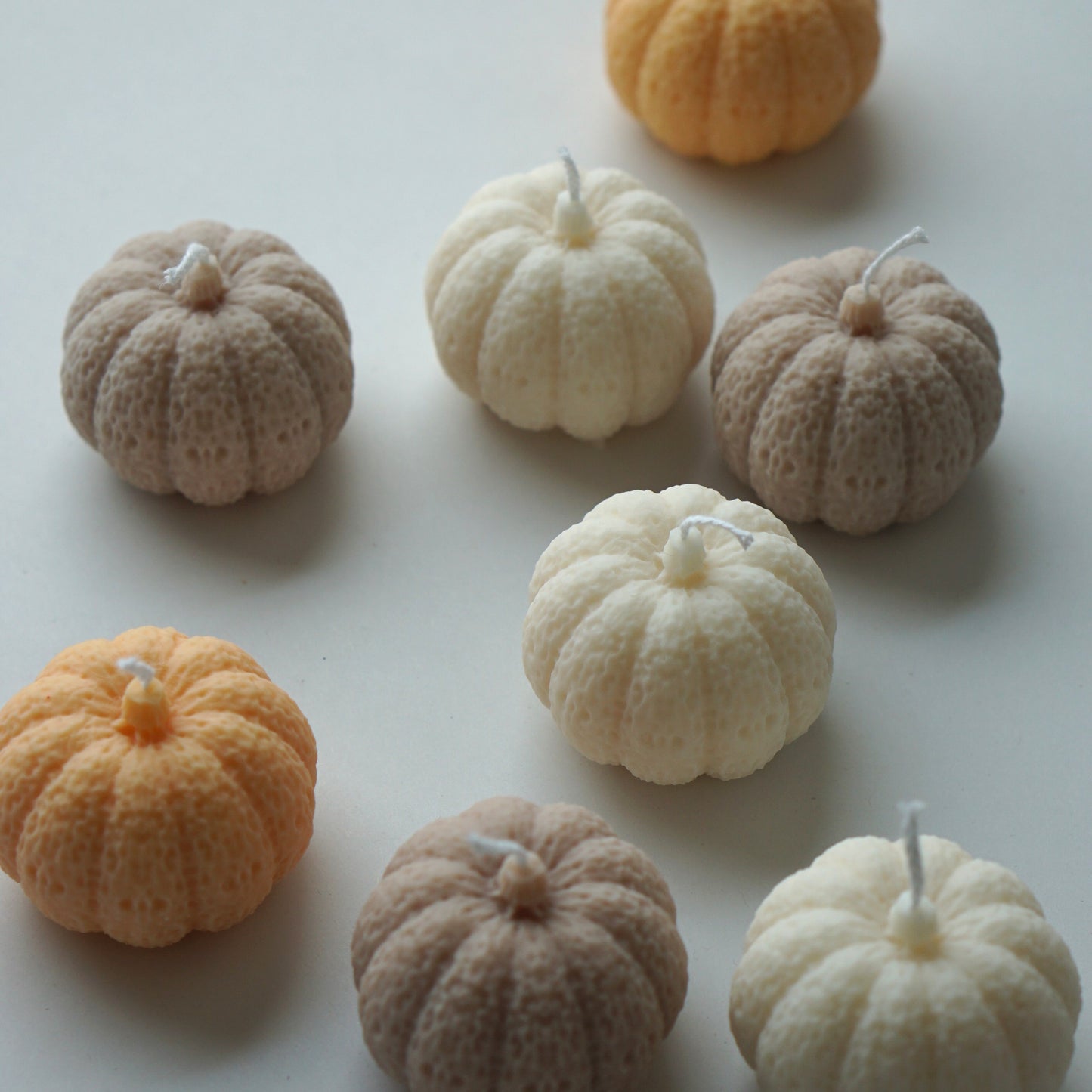 Mittelgroße Kürbis Kerze