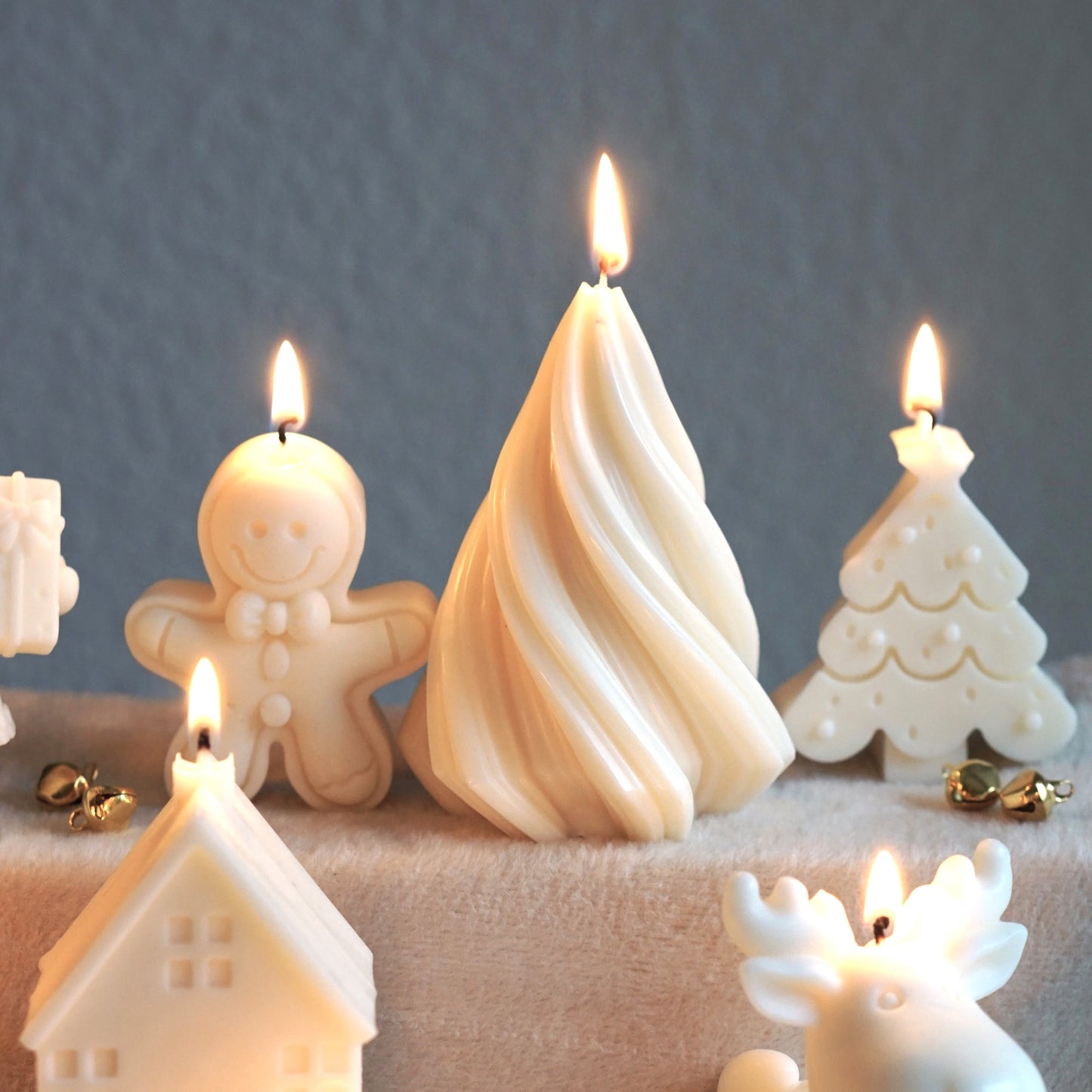 Swirl Tannenbaum Kerze