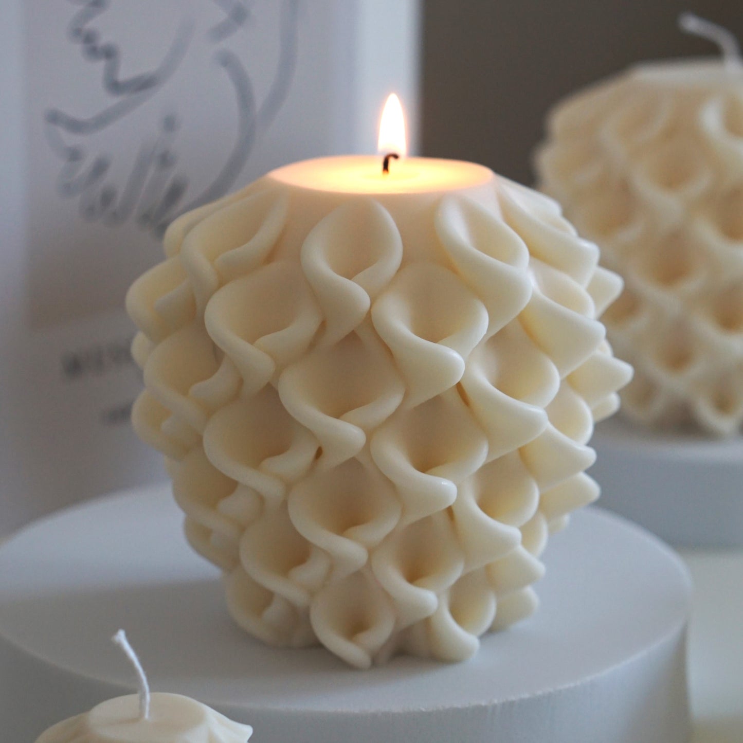 Ästhetische Formkerze