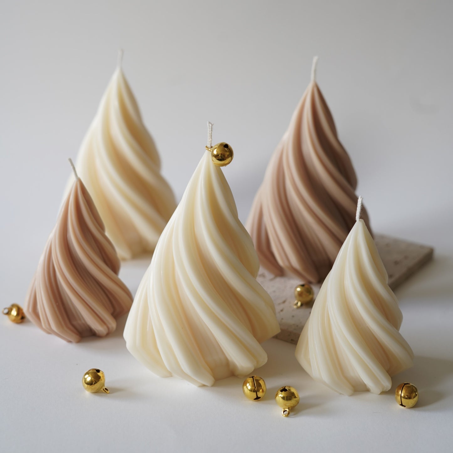 Swirl Tannenbaum Kerze