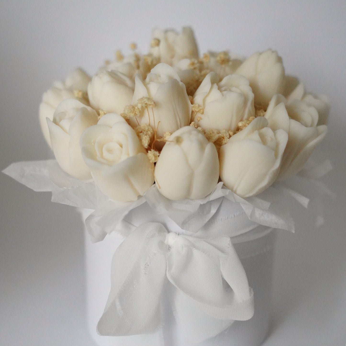 Lebenslanger Wachsstrauß "Tulip"