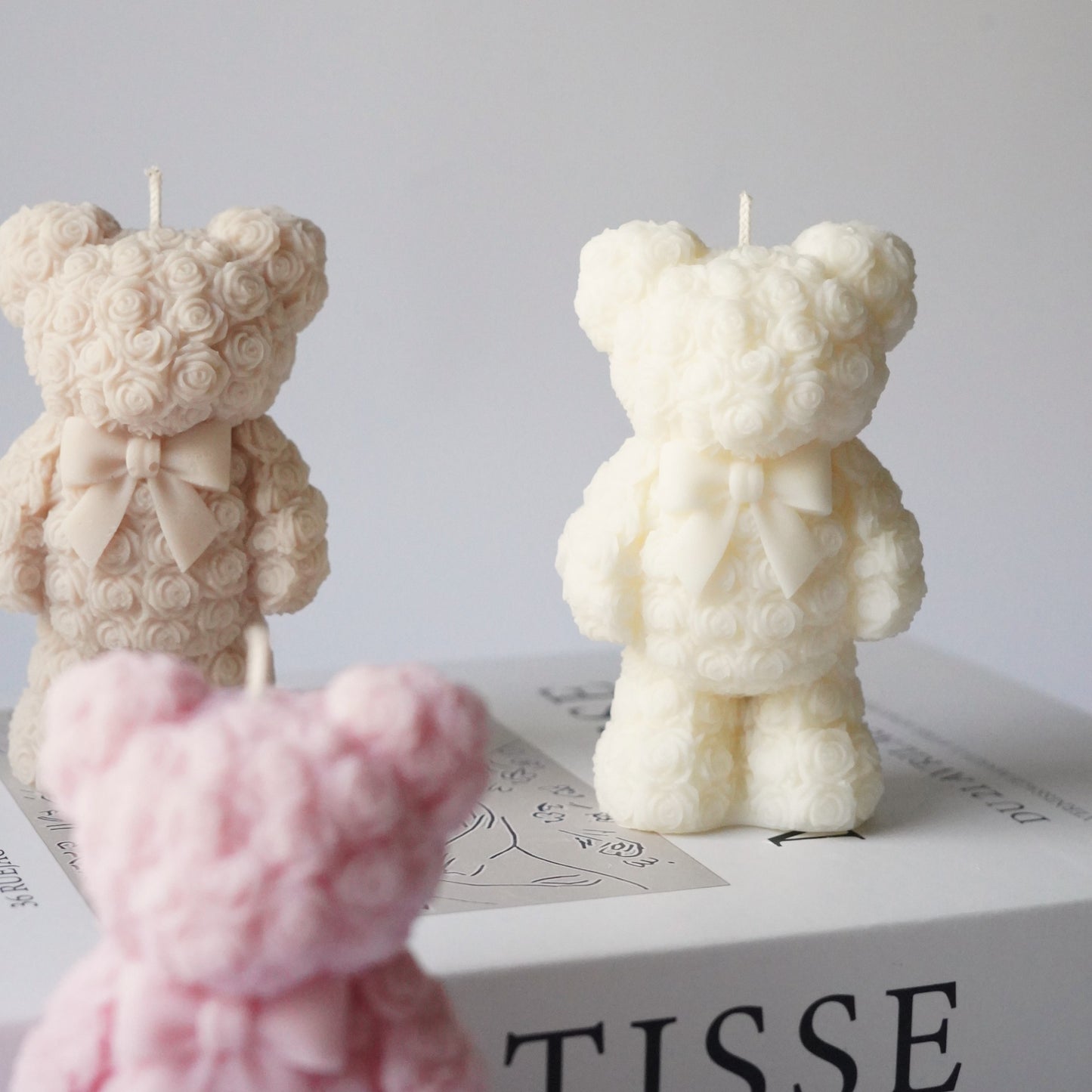 Stehende Teddy Kerze