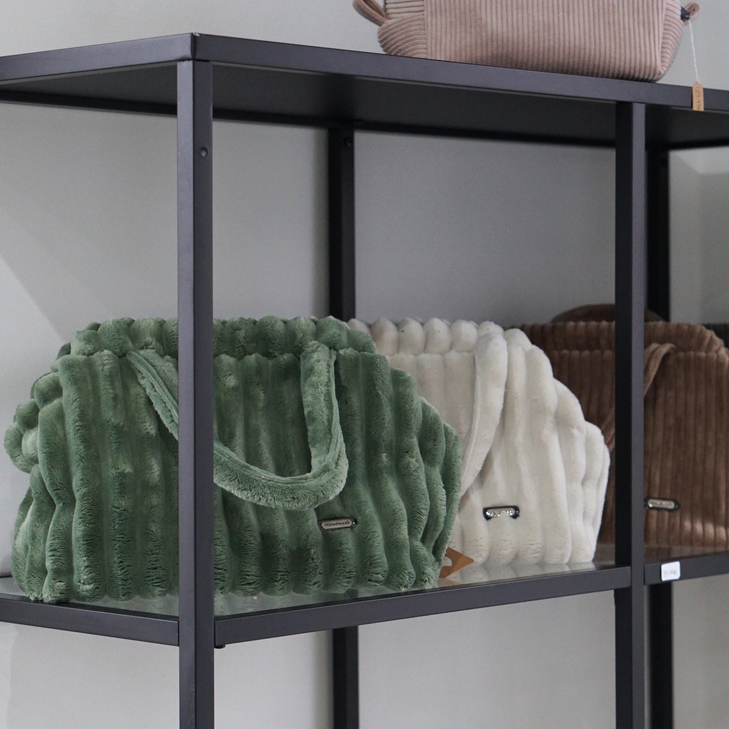 flauschige Kosmetiktasche