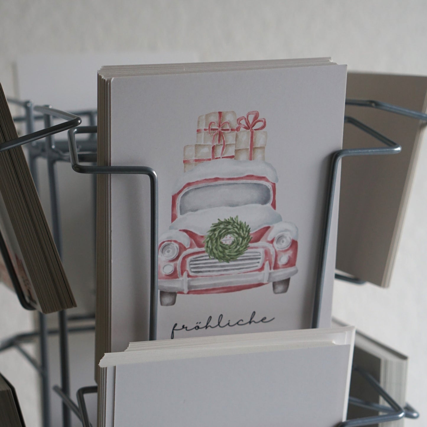 Weihnachtliche Postkarte