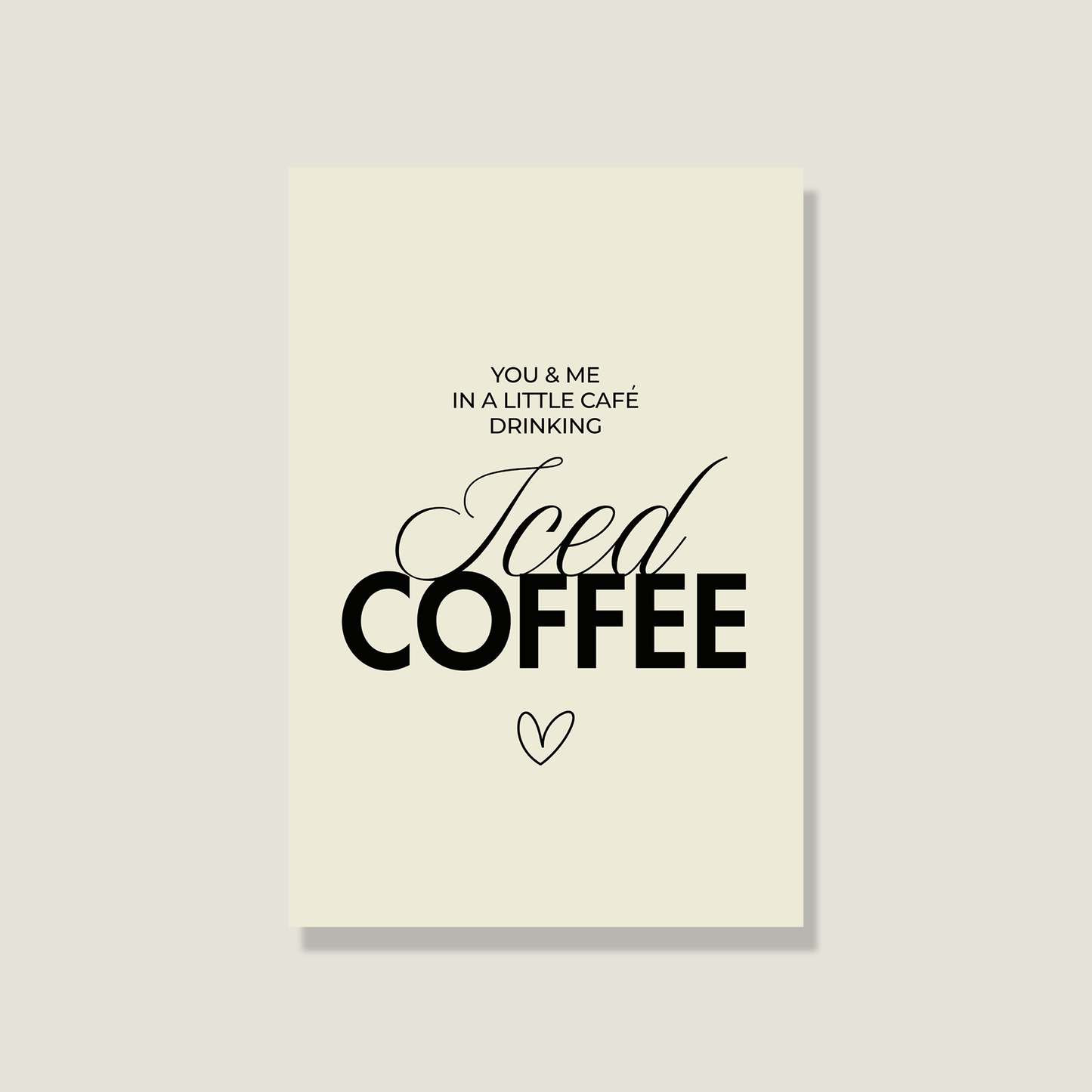 Iced Coffee Set