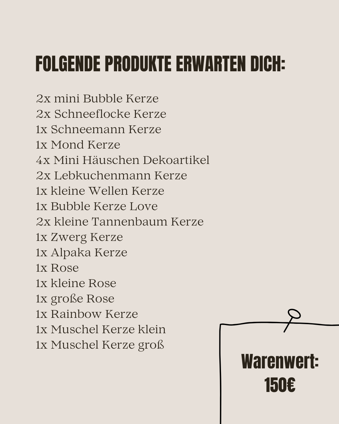 24 Kerzen-Set für DIY Adventskalender