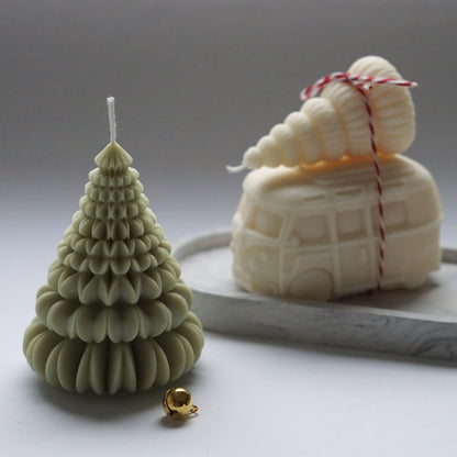 Weihnachts-Set VW Bulli & Baum