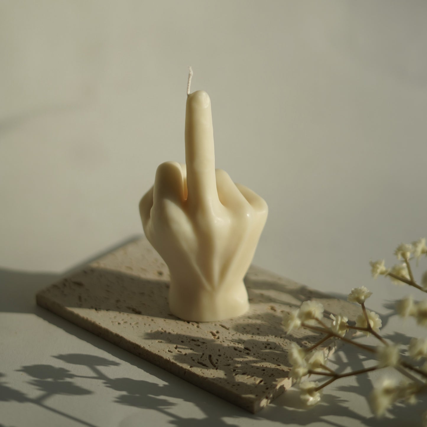 Mittelfinger Kerze