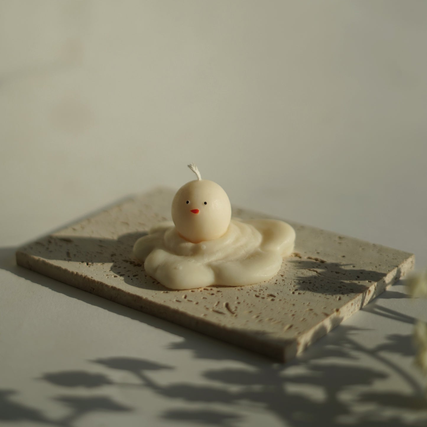 Schneemann Kerze