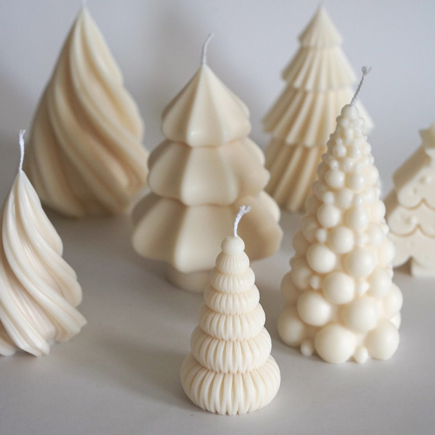 Swirl Tannenbaum Kerze