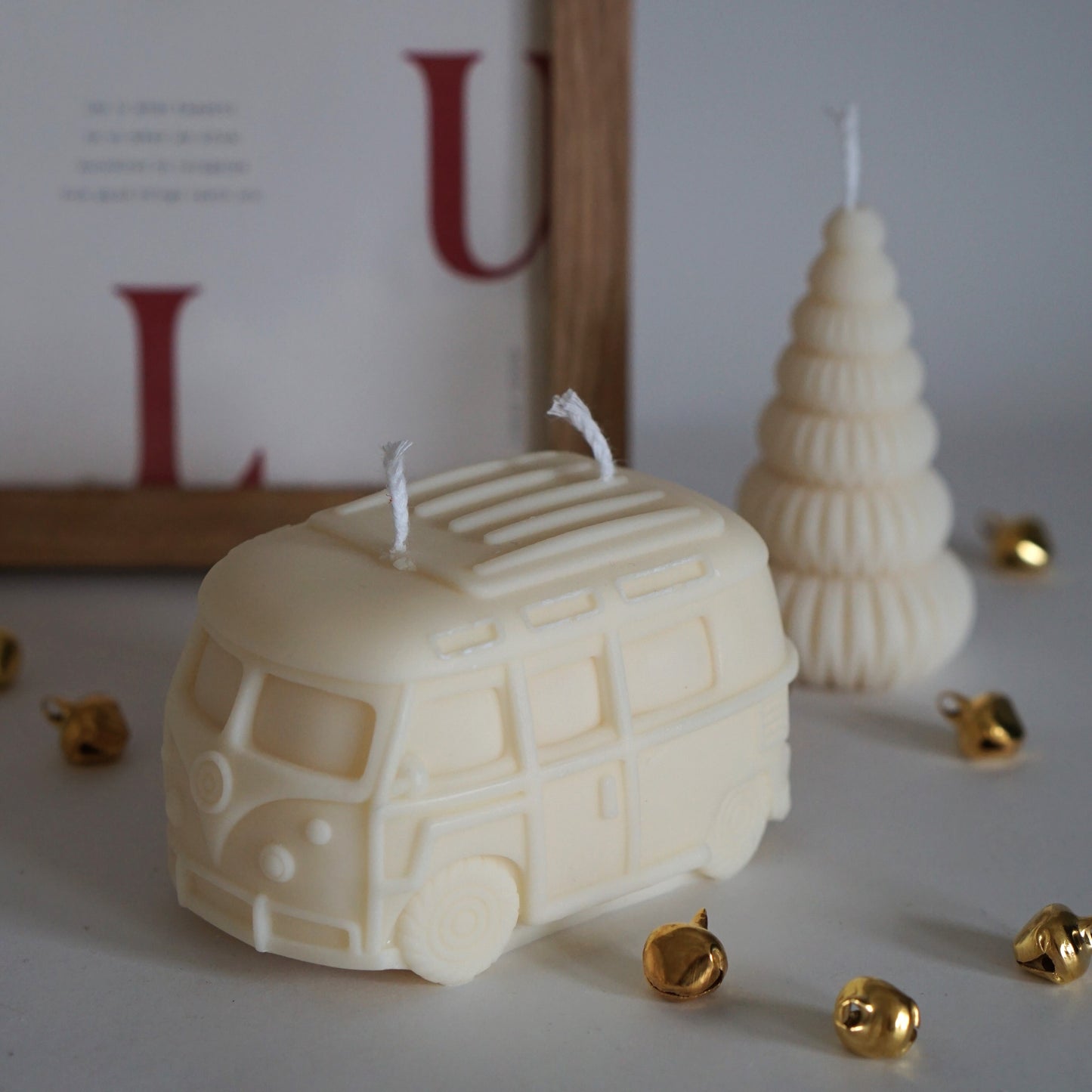 Weihnachts-Set VW Bulli & Baum