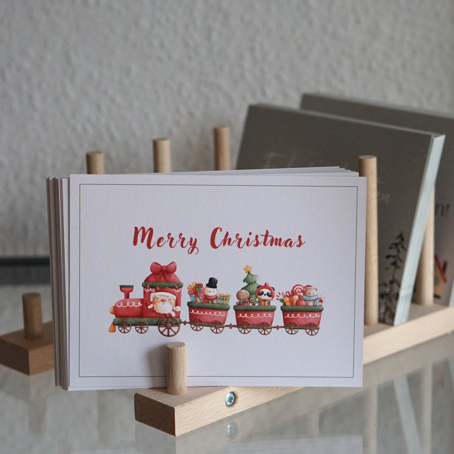 Weihnachtliche Postkarte