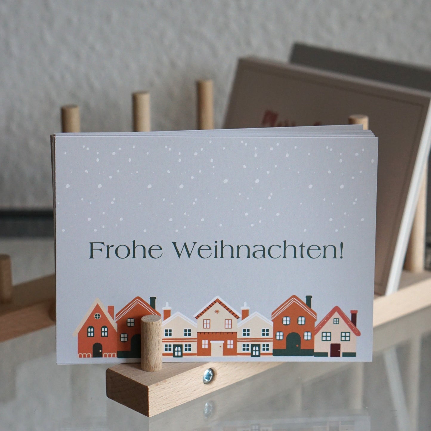 Weihnachtliche Postkarte