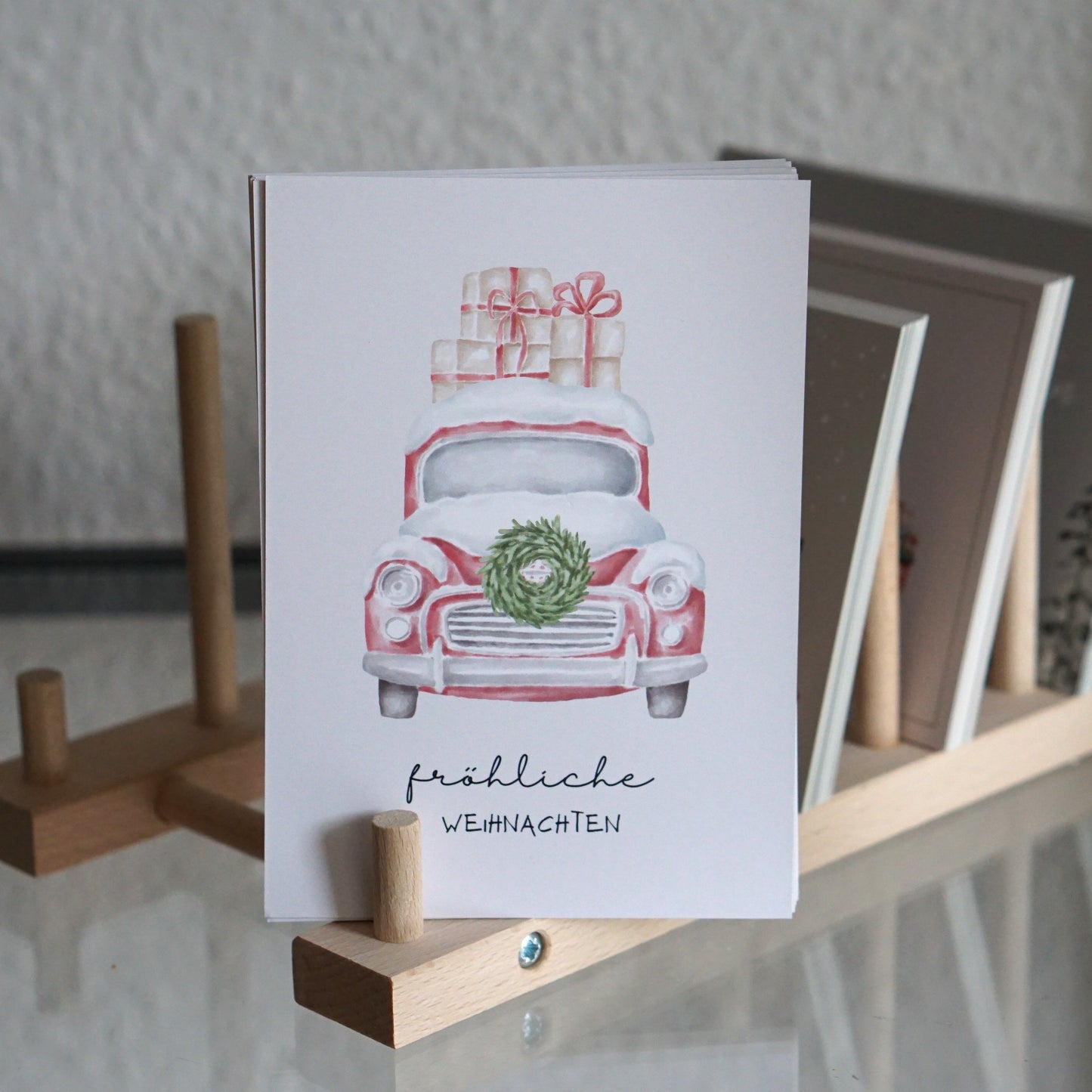 Weihnachtliche Postkarte
