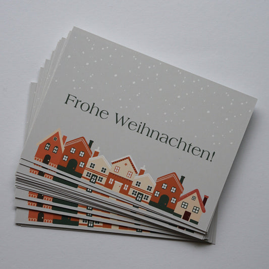 Weihnachtliche Postkarte