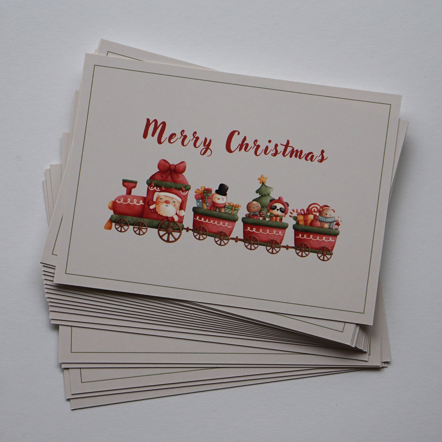 Weihnachtliche Postkarte