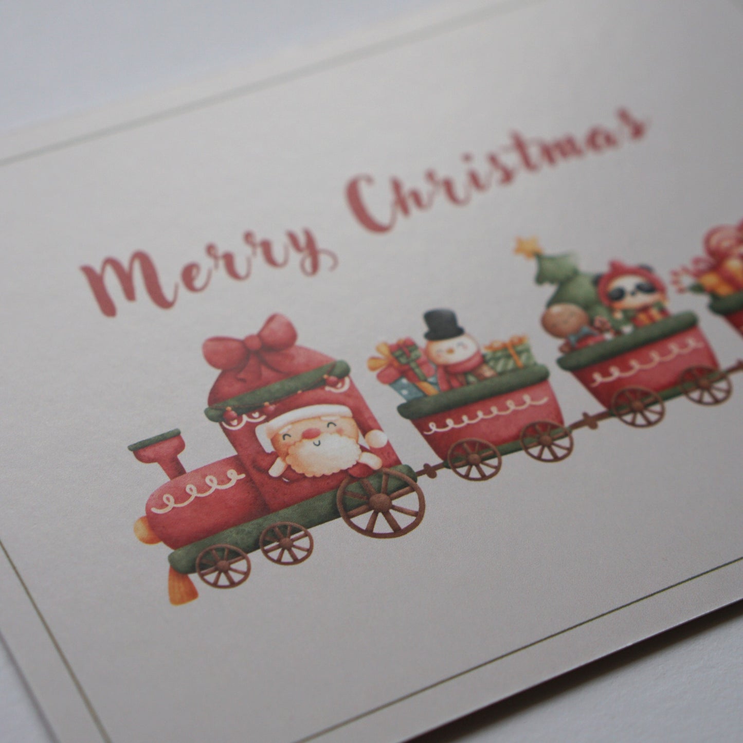 Weihnachtliche Postkarte