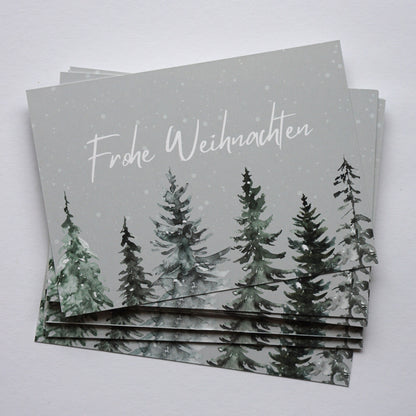 Weihnachtliche Postkarte