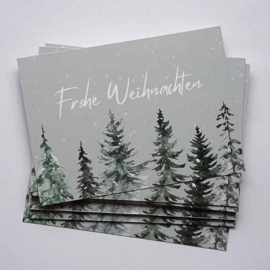Weihnachtliche Postkarte