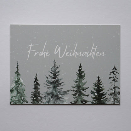 Weihnachtliche Postkarte