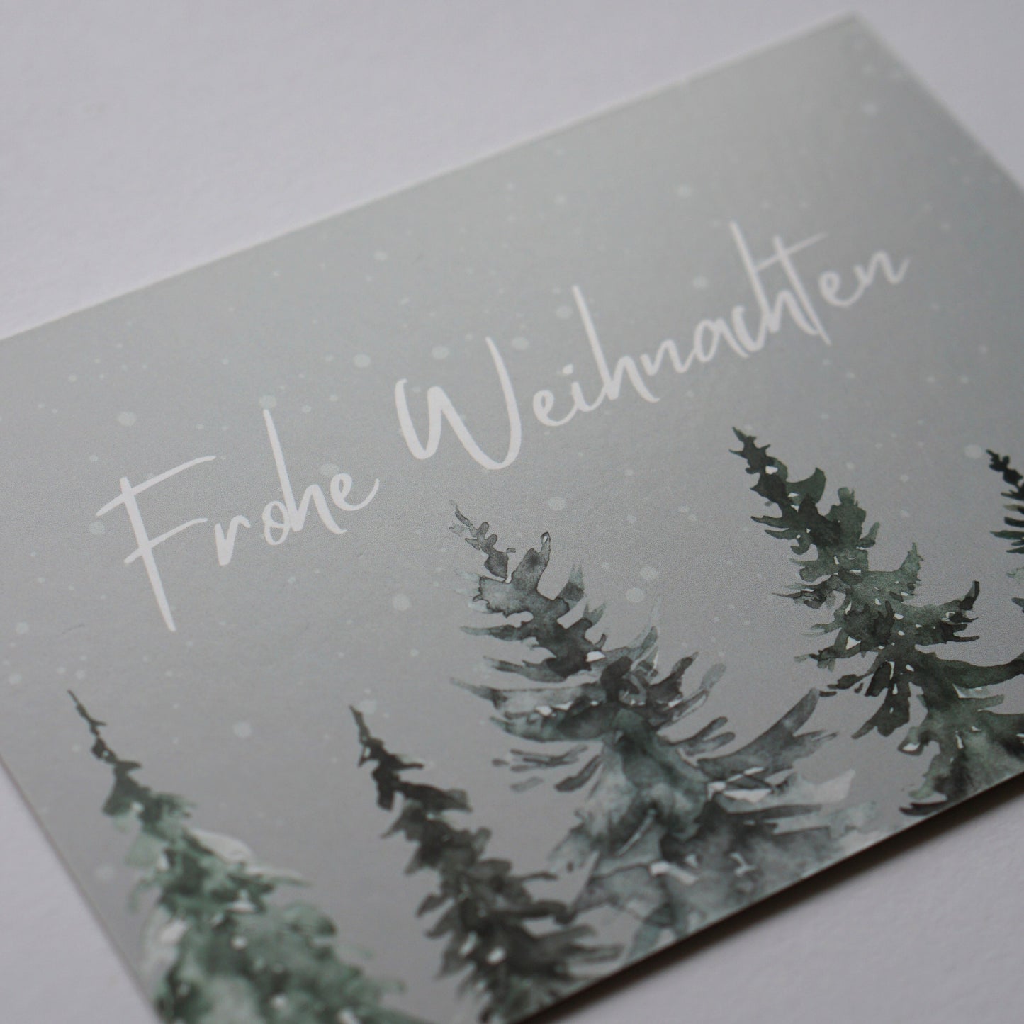 Weihnachtliche Postkarte