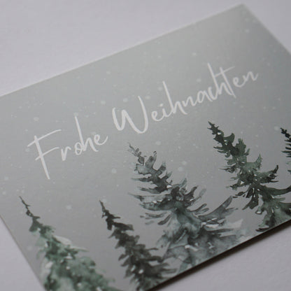 Weihnachtliche Postkarte