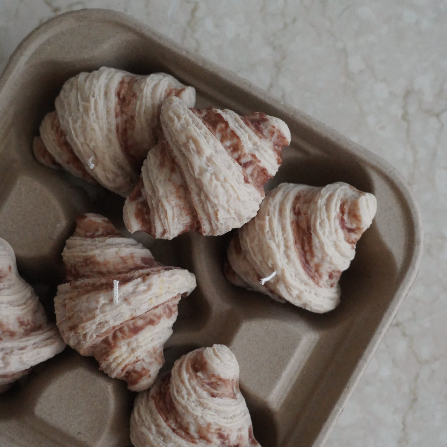 Croissant Kerze