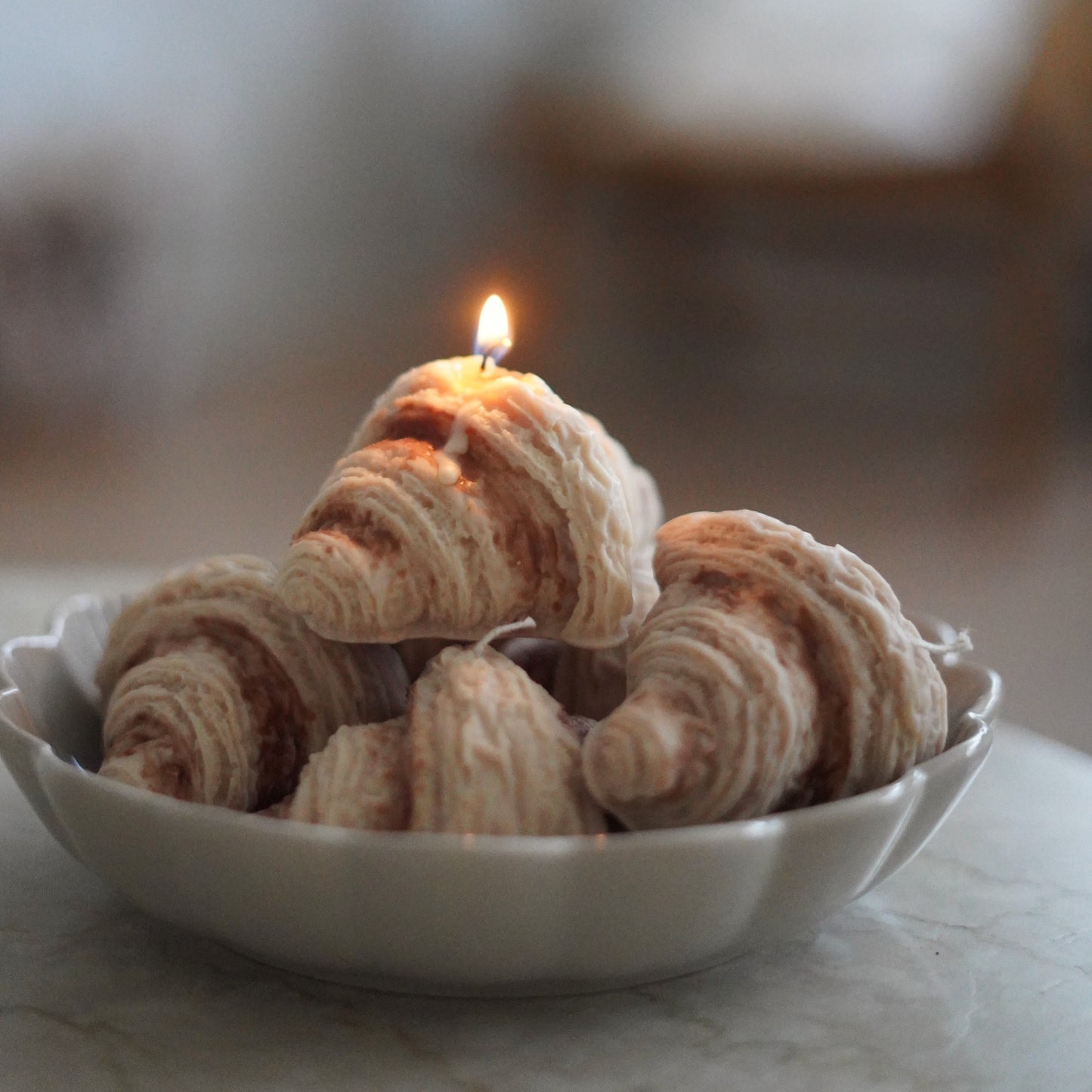 Croissant Kerze