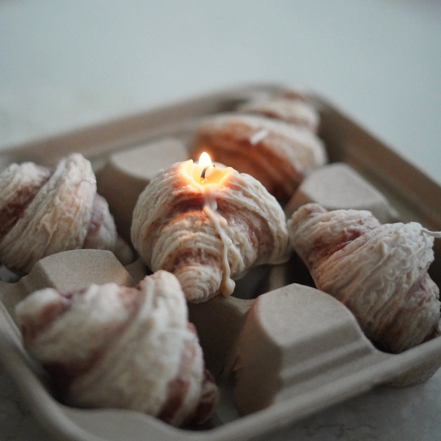 Croissant Kerze