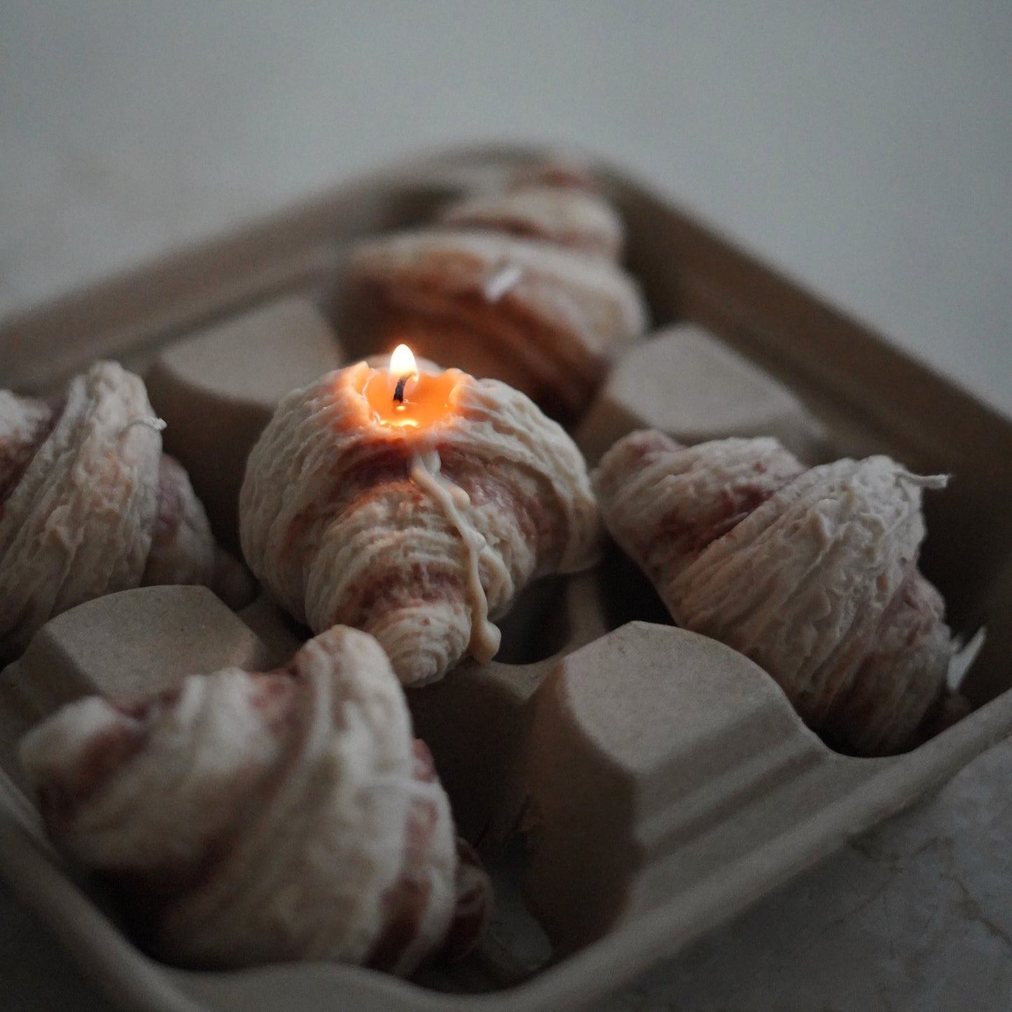 Croissant Kerze