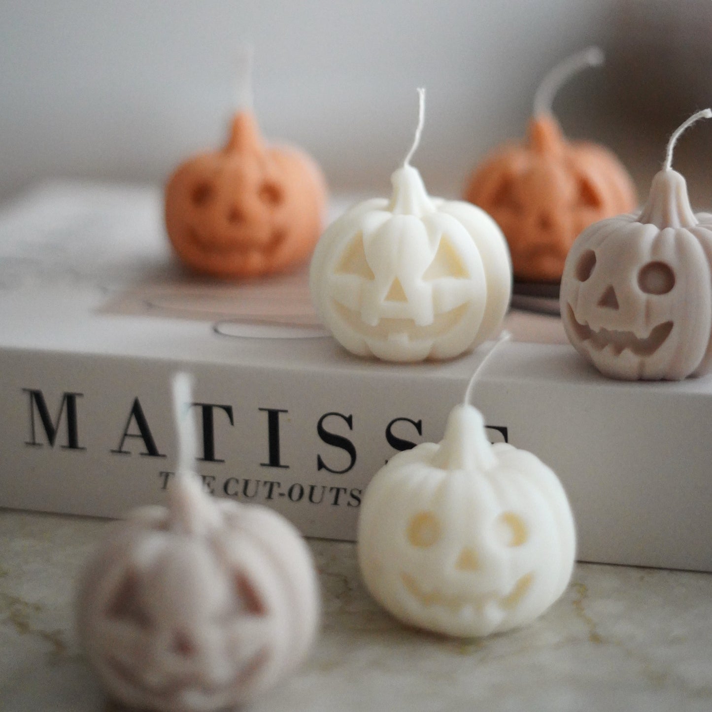 Kürbis / Halloween Kerze
