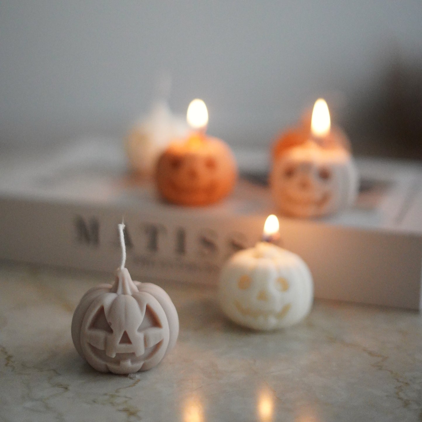 Kürbis / Halloween Kerze