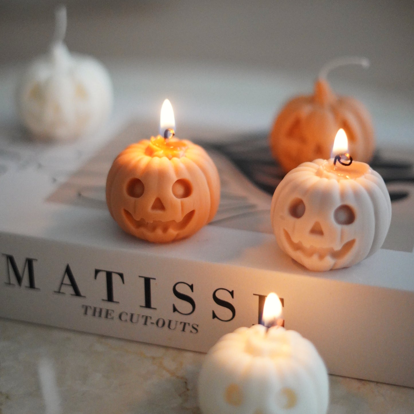 Kürbis / Halloween Kerze