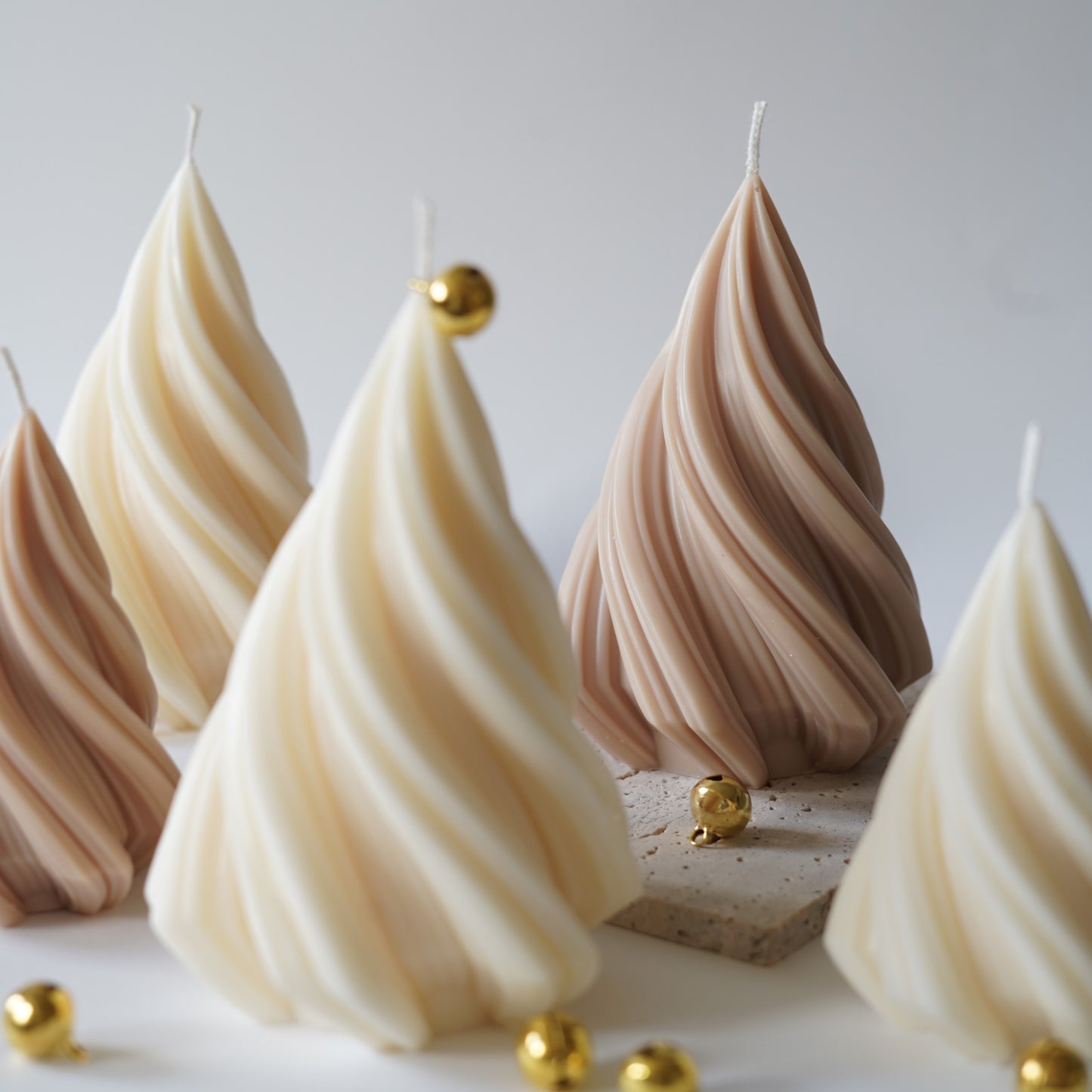 Swirl Tannenbaum Kerze