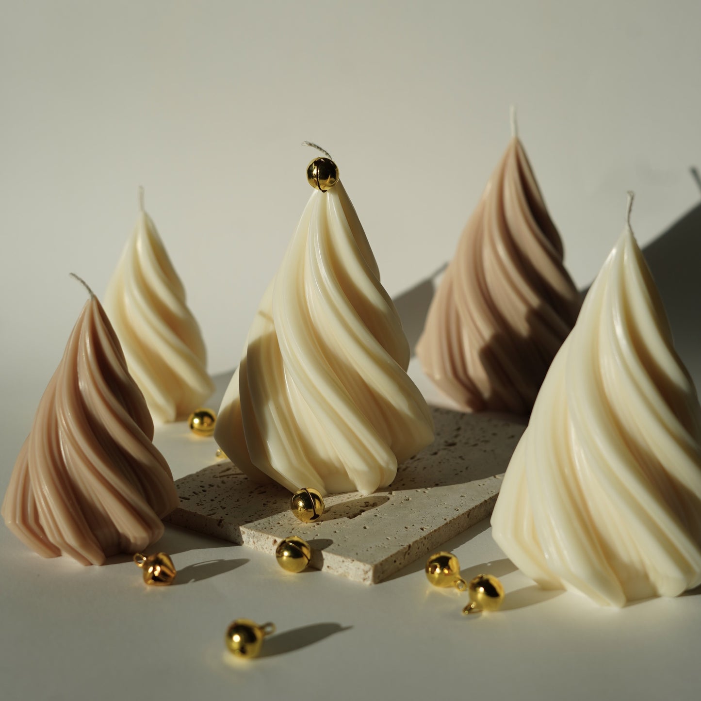 Swirl Tannenbaum Kerze