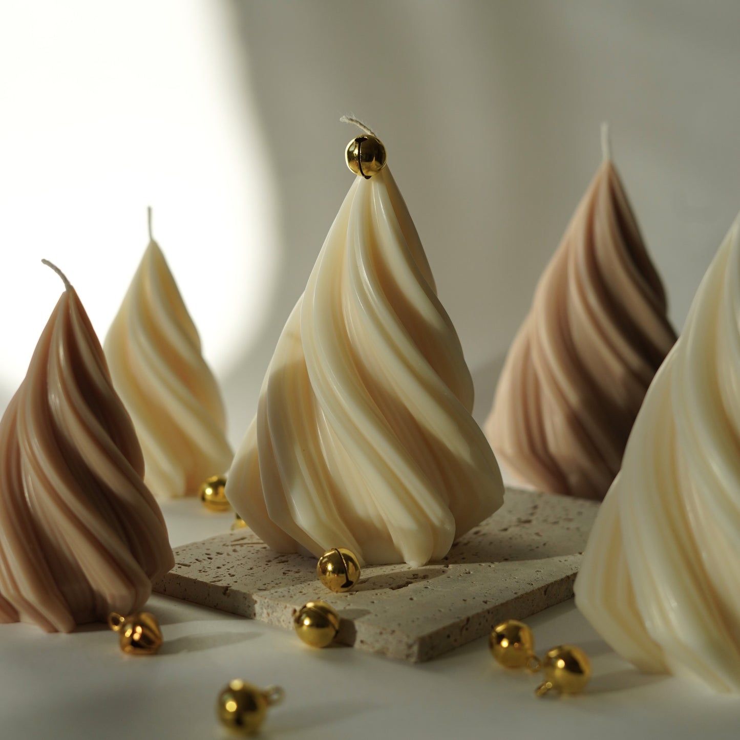 Swirl Tannenbaum Kerze