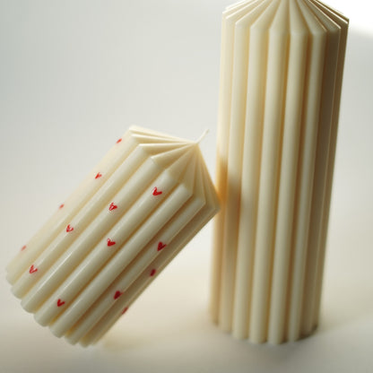 Geriffelte Stumpenkerze – Inuti