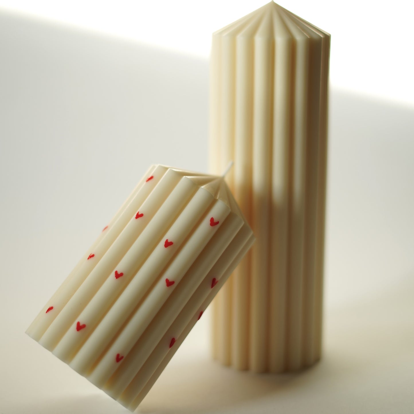 Geriffelte Stumpenkerze