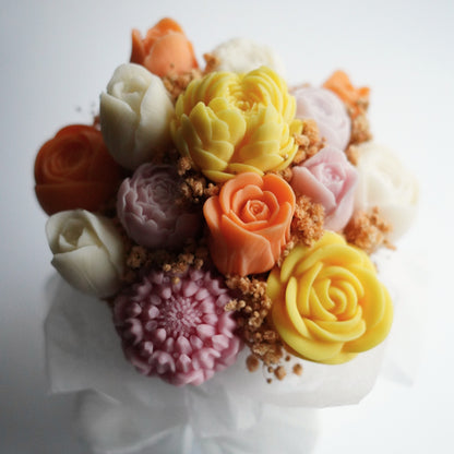 Lebenslanger Wachsstrauß "Colourful"