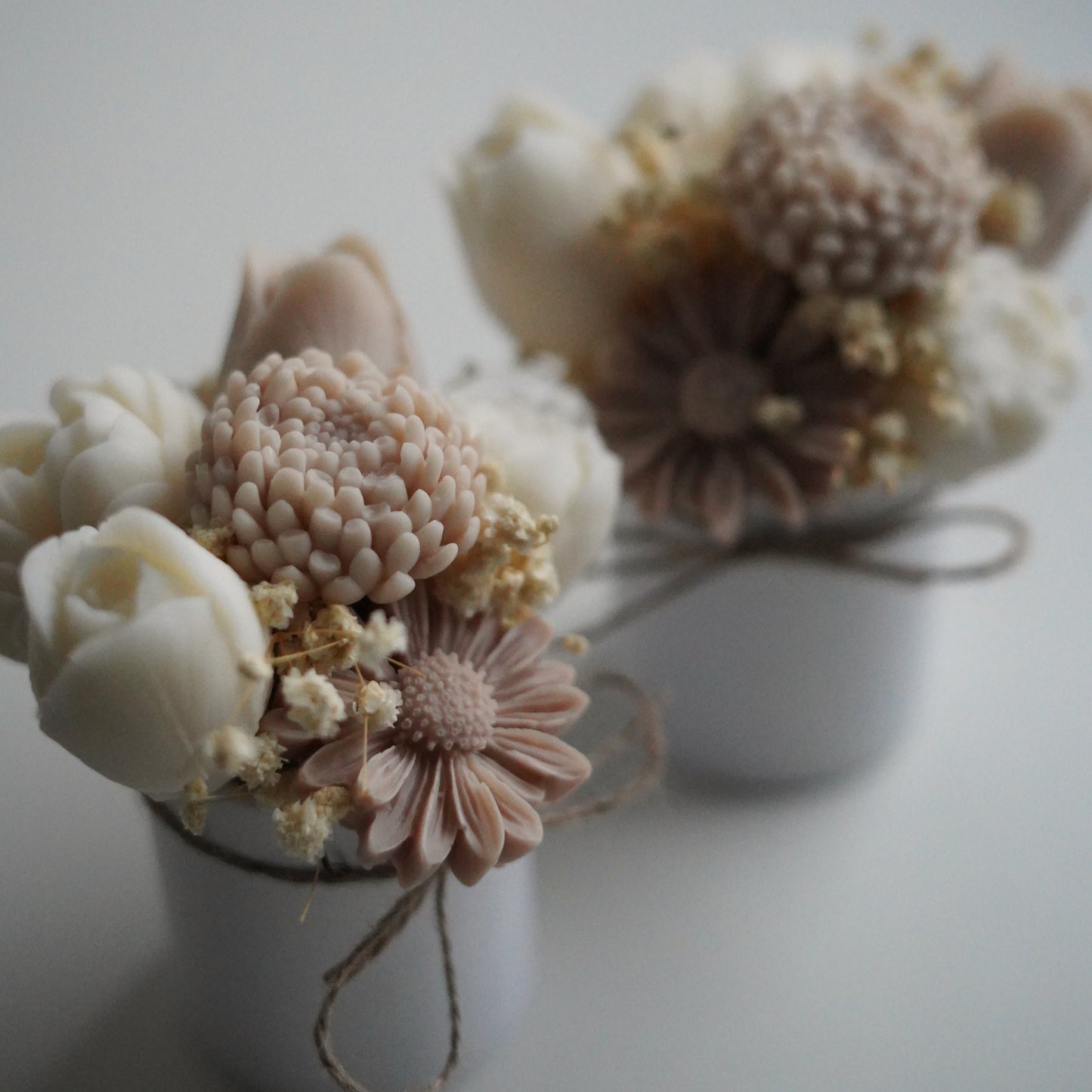 Lebenslanger Wachsstrauß "Noble Bloom small"