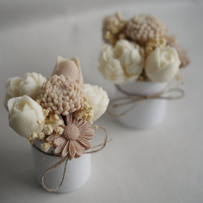 Lebenslanger Wachsstrauß "Noble Bloom small"