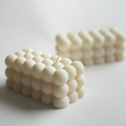 Rechteckige Bubble Kerze