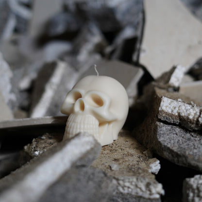 Totenkopf Kerze
