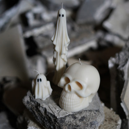 Totenkopf Kerze