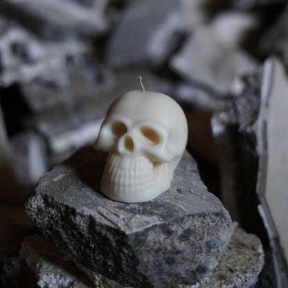 Totenkopf Kerze