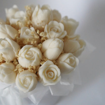 Lebenslanger Wachsstrauß "Tulip"